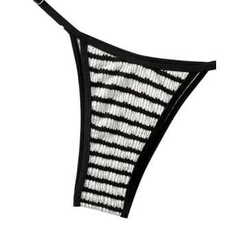 MakeMeChic Women's Adjustable Triangle Bikini Set