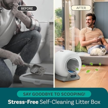 PetCove Smart Self Cleaning Litter Box for Cats