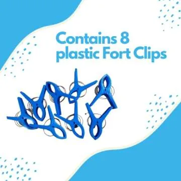 ez clipz Fort Building Kit - Lightweight Blanket & Clips