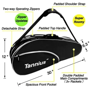 Spacious Tannius Tennis Bag - Lightweight & Durable