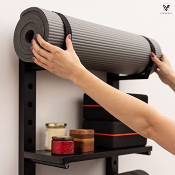 Customizable Yoga Mat Holder Wall Mount for Home Gym