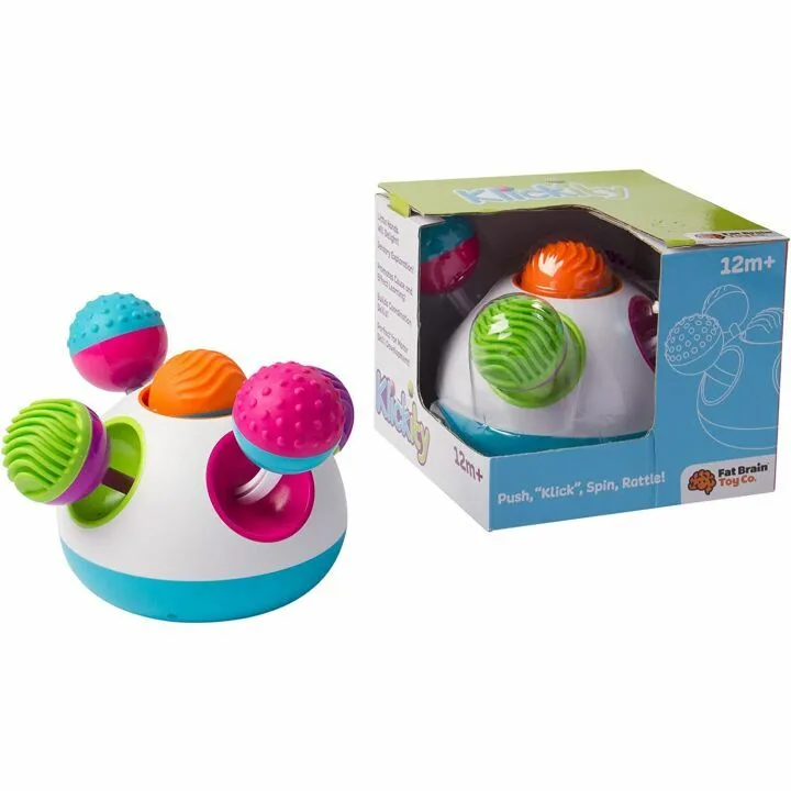 Fat Brain Toys Klickity Baby Toy for Curious Babies
