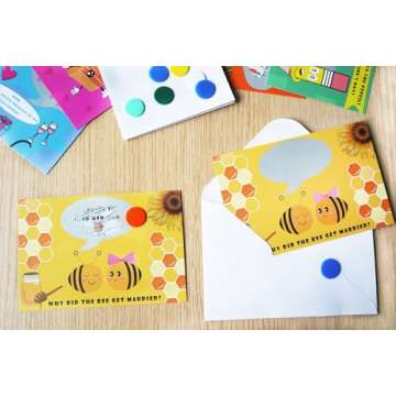 UAUOCU Kids Valentines Day Scratch-Off Cards 30 Pack