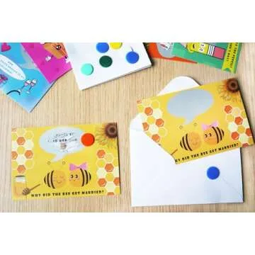 UAUOCU Kids Valentines Day Scratch-Off Cards 30 Pack