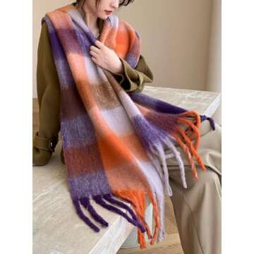Wander Agio Stylish Winter Women Scarves for Warmth