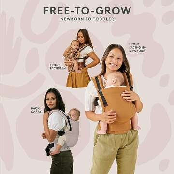 Baby Tula Ergonomic Free-to-Grow Baby Carrier - Play