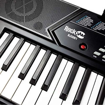 RockJam 61 Key Keyboard with Stand & Accessories