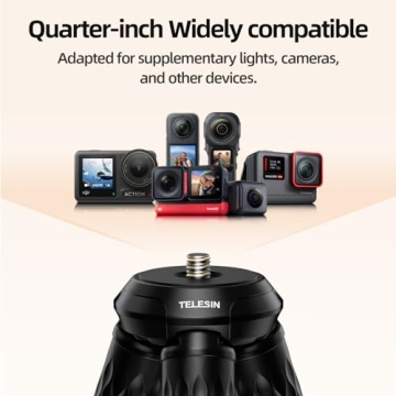 TELESIN° Magnetic Flexible Tripod for Perfect Photo Capture