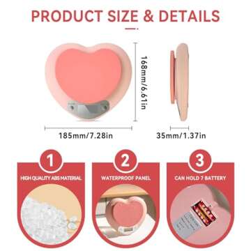 Heart Shaped Digital Food Scale for Accurate Cooking