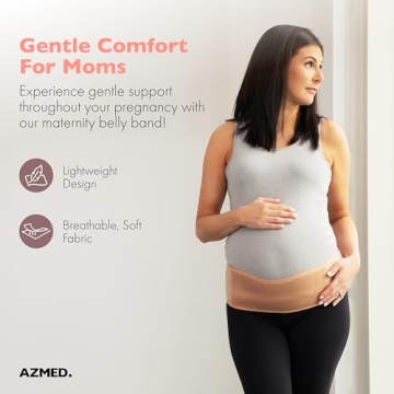 AZMED Maternity Belly Band for Pregnant Women - Ultimate Comfort