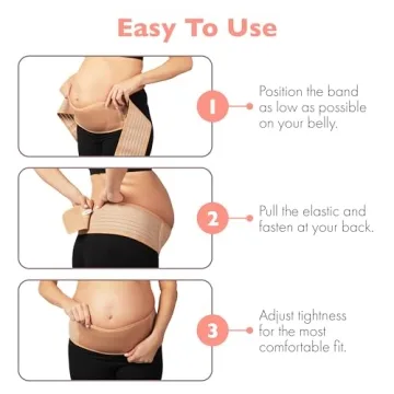 AZMED Maternity Belly Band for Pregnant Women - Ultimate Comfort