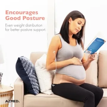 AZMED Maternity Belly Band for Pregnant Women - Ultimate Comfort