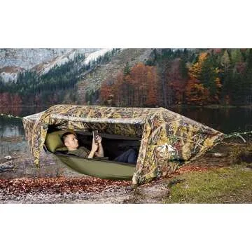Night Cat Reliable 3 in 1 Hammock Tent for Camping