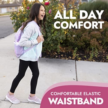 Girls Cotton Ankle Leggings Comfortable Stylish 2T Black