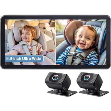 Baby Car Camera with Dual Rear-Facing HD Cameras