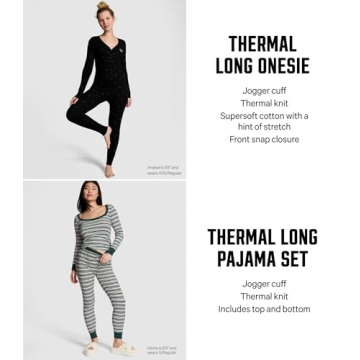 Stylish Victoria's Secret Thermal Pajama Set for Comfort