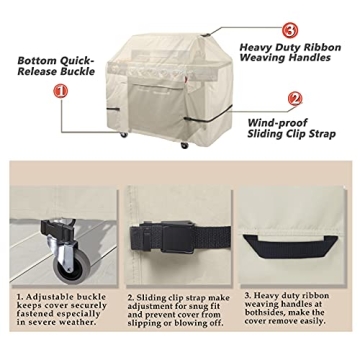 Porch Shield Premium Grill Cover 60 inch Waterproof Protection