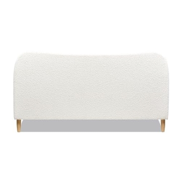 Jennifer Taylor Boucle Upholstered Platform Bed Frame