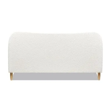 Jennifer Taylor Boucle Upholstered Platform Bed Frame