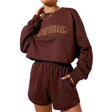 GOOCHEER Womens Workout Shorts Casual Summer Solid Running Sweat Shorts Elastic High Waist Shorts with Pockets (E-Coffee, S)