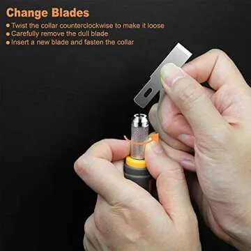 MulWark 16-Piece Precision Hobby Knife Set - Exacto Knife Set for Modeling - Craft Knife Handle Customized with Chiseling Blade, Stencil Edge Blade, Fine Point Blade and More