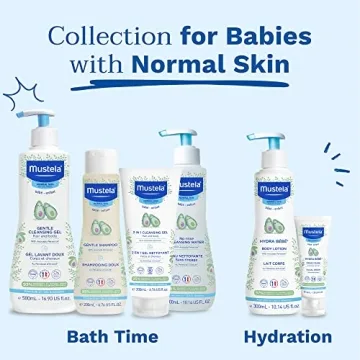 Mustela Hydra Bebe Body Lotion - Daily Moisturizing Baby Lotion with Natural Avocado, Jojoba & Sunflower Oil – 25.35 fl. oz.
