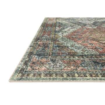 Loloi II Skye Collection SKY-06 Apricot/Mist 7'-6" x 9'-6" Area Rug