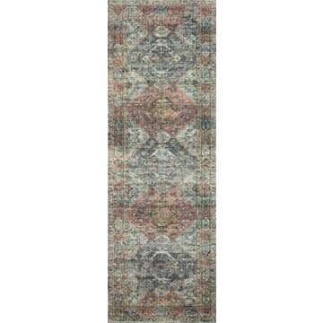 Loloi II Skye Collection SKY-06 Apricot/Mist 7'-6" x 9'-6" Area Rug
