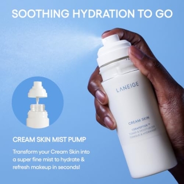 Hydrating LANEIGE Cream Skin Toner & Moisturizer Experience