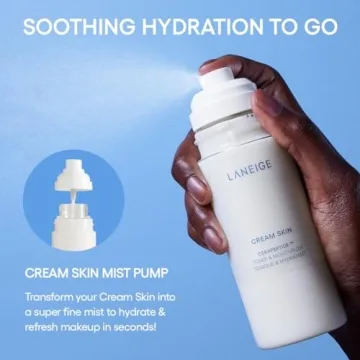 Hydrating LANEIGE Cream Skin Toner & Moisturizer Experience