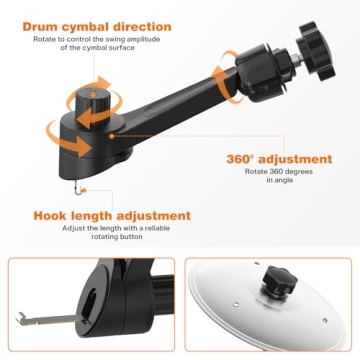 Car Cymbal Air Vent Mini Drum Set for Music Lovers