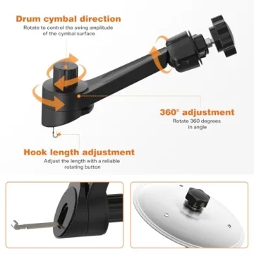 Car Cymbal Air Vent Mini Drum Set for Music Lovers