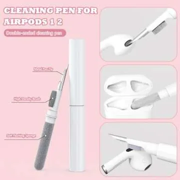 Cute Case for Airpod 2/1 with Cleaner kit,3D Kawaii Silicone Airpod Case Cartoon Food Funny Protective Cover Accessories for Airpod 1&2 Gen Charging Case for Girls Boys[3Pack]