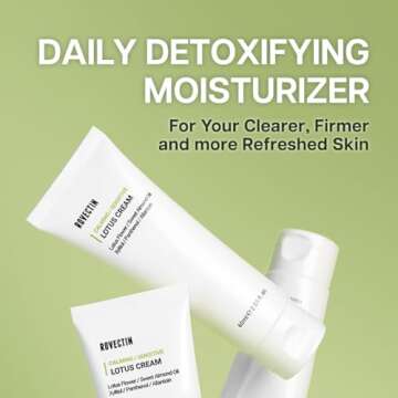 ROVECTIN Calming Lotus Water Cream - Lightweight Moisturizer Face Cream for Oily, Combination Skin |...