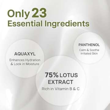 ROVECTIN Calming Lotus Water Cream - Lightweight Moisturizer Face Cream for Oily, Combination Skin | 75% Lotus Water Extract For Skin Purifying, Anti-Aging | Vegan Korean Skincare (2.1 fl.oz, 60ml)