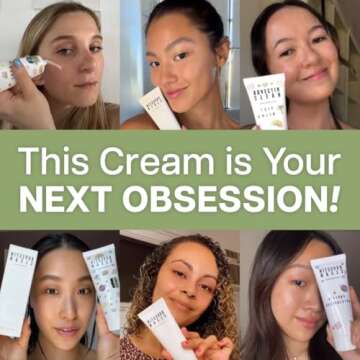 ROVECTIN Calming Lotus Water Cream - Lightweight Moisturizer Face Cream for Oily, Combination Skin | 75% Lotus Water Extract For Skin Purifying, Anti-Aging | Vegan Korean Skincare (2.1 fl.oz, 60ml)