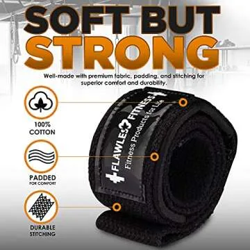 Durable Weight Lifting Straps for Men and Women - Flawless Fitness