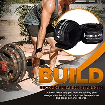Durable Weight Lifting Straps for Men and Women - Flawless Fitness