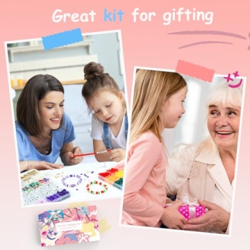 Velavior Friendship Bracelet Kit with 28 Colors of Clay Beads