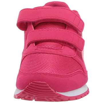 PUMA girls St Runner 2 Hook and Loop Sneaker, Bright Rose-peony-puma White, 10 Toddler US
