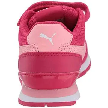 PUMA girls St Runner 2 Hook and Loop Sneaker, Bright Rose-peony-puma White, 10 Toddler US