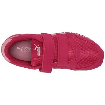 PUMA girls St Runner 2 Hook and Loop Sneaker, Bright Rose-peony-puma White, 10 Toddler US