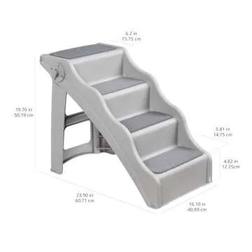 Foldable Non-Slip Dog and Cat Steps - Easy Access