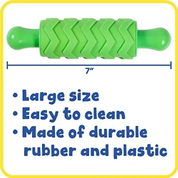 READY 2 LEARN Texture Rollers for Kids Arts & Crafts