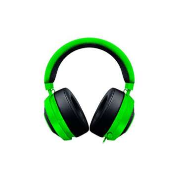 Razer Kraken Pro V2 Analog Gaming Headset with Retractable Microphone for PC, Xbox One and PlayStation 4, Green