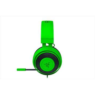 Razer Kraken Pro V2 Analog Gaming Headset with Retractable Microphone for PC, Xbox One and PlayStation 4, Green