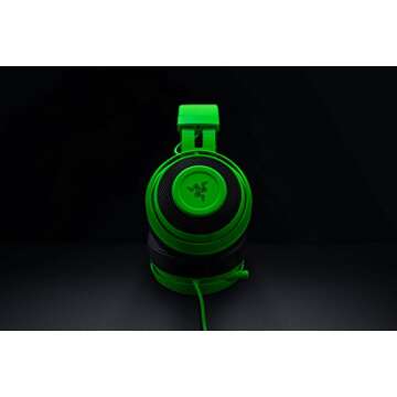 Razer Kraken Pro V2 Analog Gaming Headset with Retractable Microphone for PC, Xbox One and PlayStation 4, Green