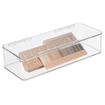 mDesign Stackable Makeup Organizer for Easy Storage