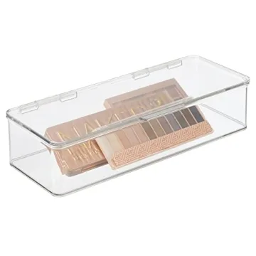 mDesign Stackable Makeup Organizer for Easy Storage