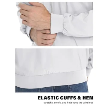 MAGCOMSEN Lightweight Windbreaker Bomber Jacket for Men